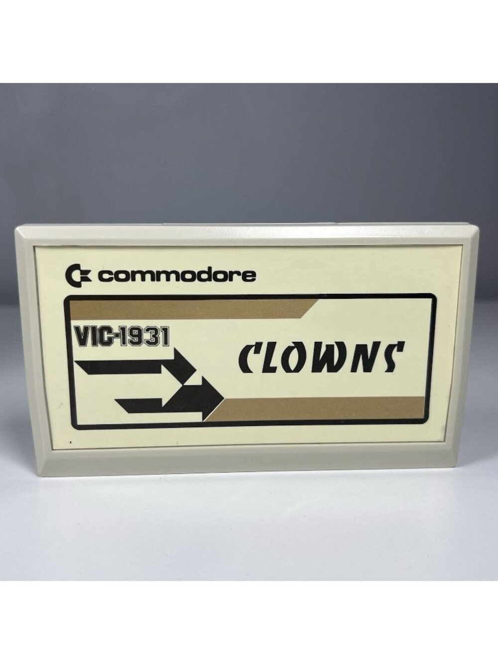 Commodore VIC-20 Clowns VIC-1931 Vintage 1982 Game Cartridge Untested